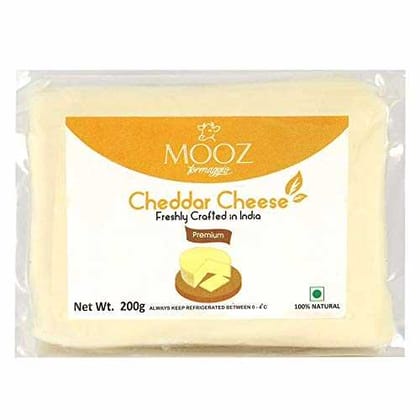 MOOZ CHEDDAR CHEESE 200GM