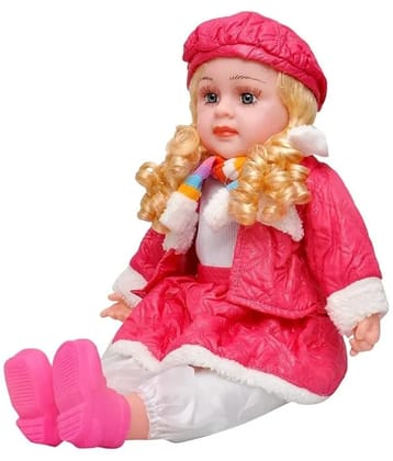 Poem Singing Baby Teddy Girl for Girls, Best for Birthday Gift.(Small)