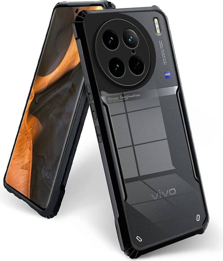 VAKIBO Plain Cases Compatible For Rubber Vivo X90 Pro 5G ( Pack of 1 )