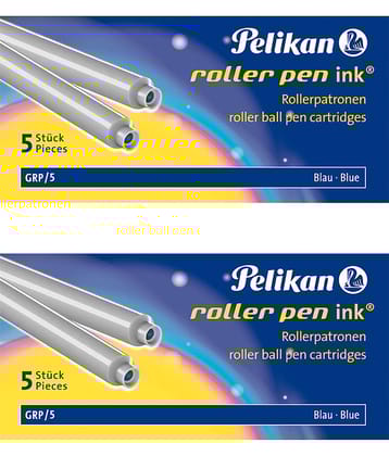 ROLLER BALLPEN INK CARTRIDGE GRP/5 BLUE PACK OF 3