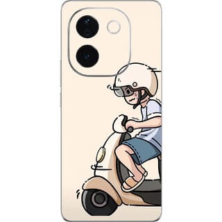 Yug Emporium Back Skin Wrap For IQOO Z9s Pro 5G Premium Quality Full Coverage (Couple) (Mobile Back Cover, Multicolor)