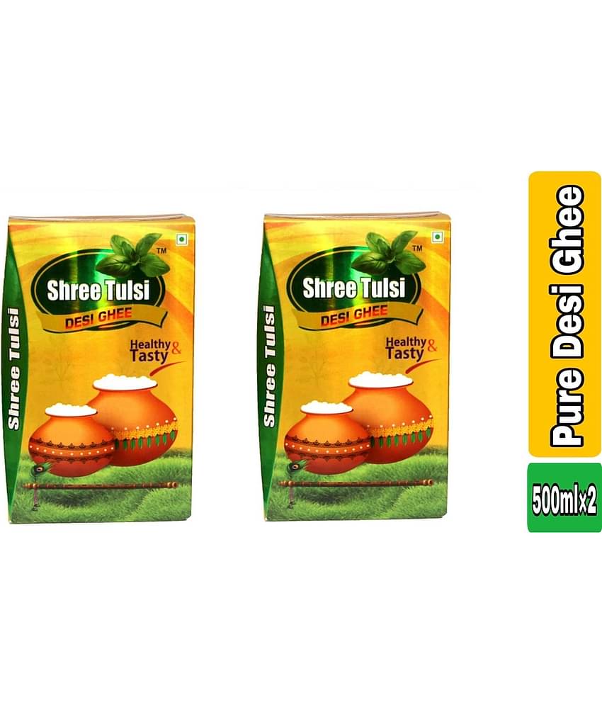 Shree Tulsi Ghee 500 mL Pack of 2