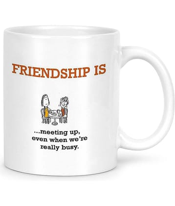 Idream Quote Printed Ceramic Coffee Mug 1 Pcs 330 mL