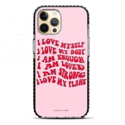 Body Positive Affirmations iPhone 12 Pro Max Stride Phone Case-Stride