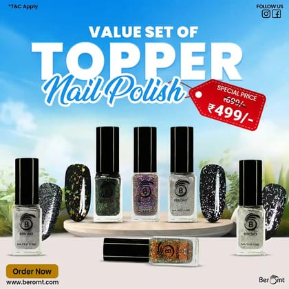 Topper Nail Polish Value Set