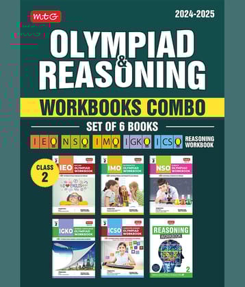 Class 2: Work Book and Reasoning Book Combo for NSO-IMO-IEO-ICSO-IGKO
