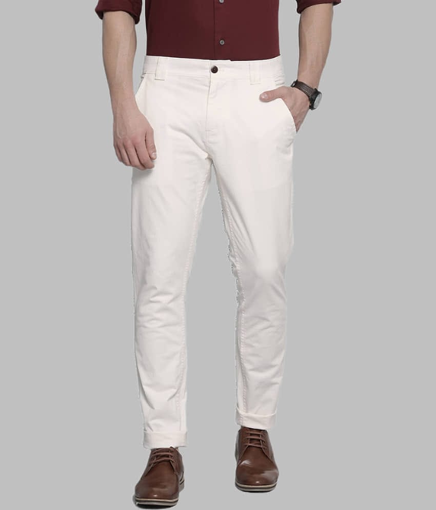 HALOGEN White Skinny Chinos ( Pack of 1 )