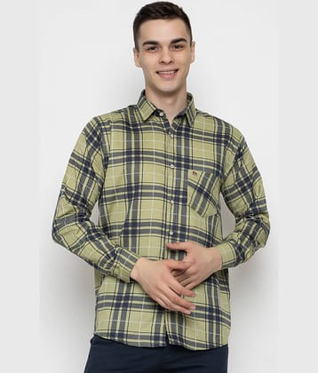 FREKMAN Cotton Blend Regular Fit Checks Full Sleeves Men's Casual Shirt - Multi ( Pack of 1 )