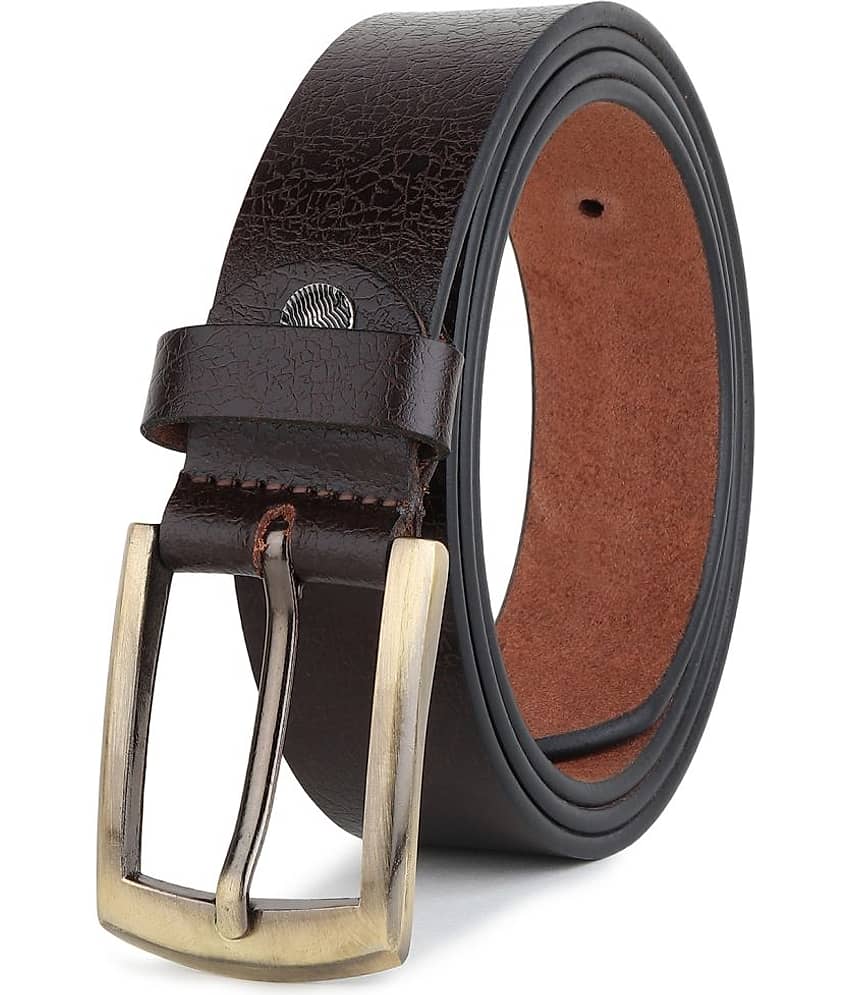 WARCKS - Brown 100% Leather Men's Formal Belt ( Pack of 1 )