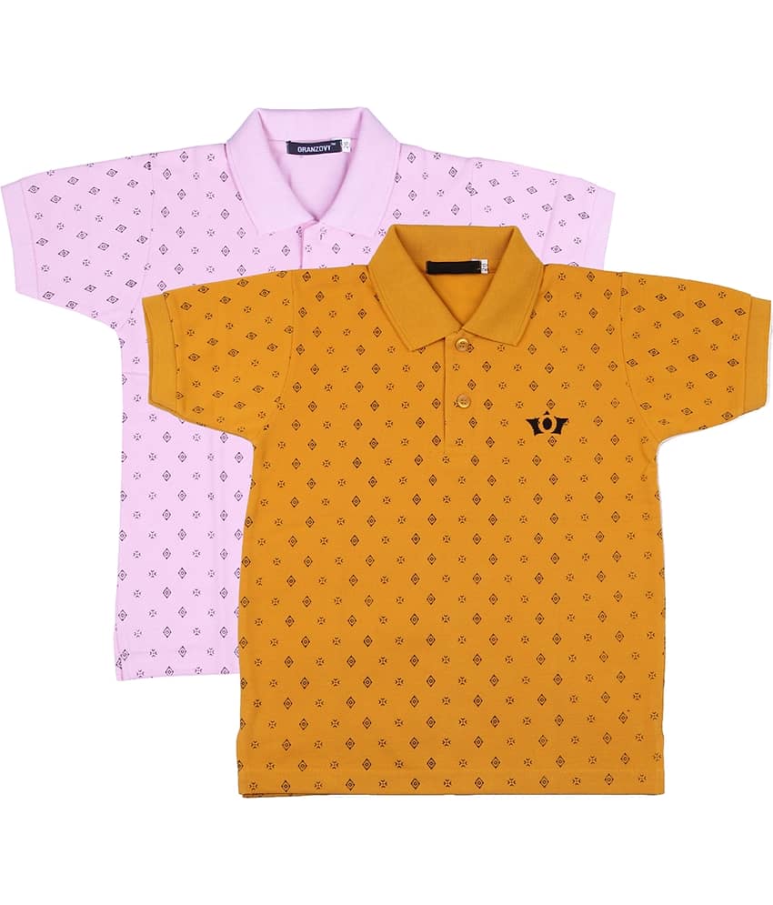 NEUVIN Pack of 2 Baby Boys 100% Cotton Polos ( Multi )
