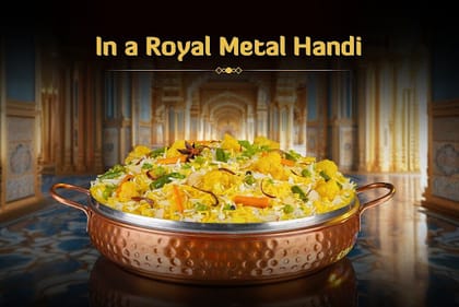 Subz-e-Biryani (Dum Veg Biryani - Serves 4-5)