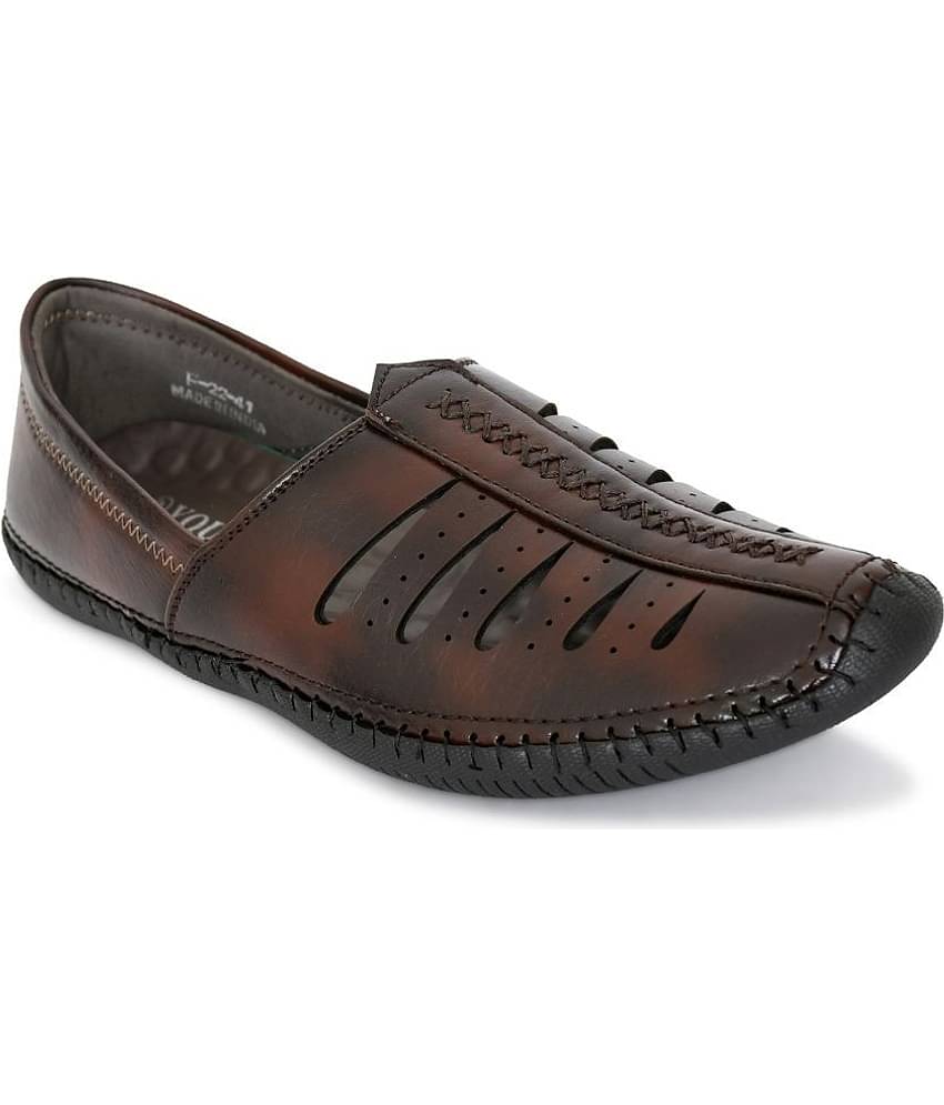 YOU LIkE - Brown Men's Jutti