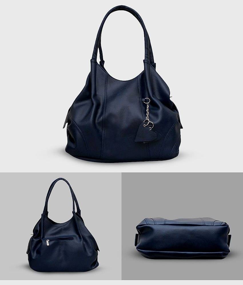 Fostelo -   Red Faux Leather Shoulder Bag