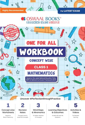 OSWAAL CBSE ONE FOR ALL WORKBOOK MATHEMATICS CLASS 1 [Paperback] oswaal