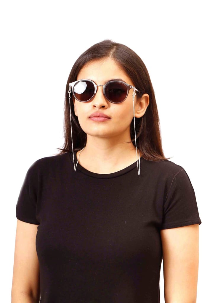 925 Silver Beaded Mask Chain (Unisex)