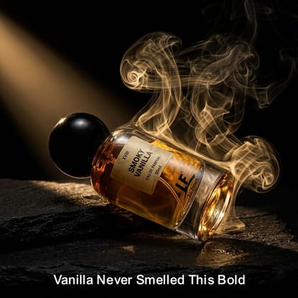 La French Smoky Vanilla Unisex Perfume 50ml | Long Lasting Warm Vanilla & Smoky Fragrance | Premium Eau De Parfum for Men & Women | Rich Sweet Scent