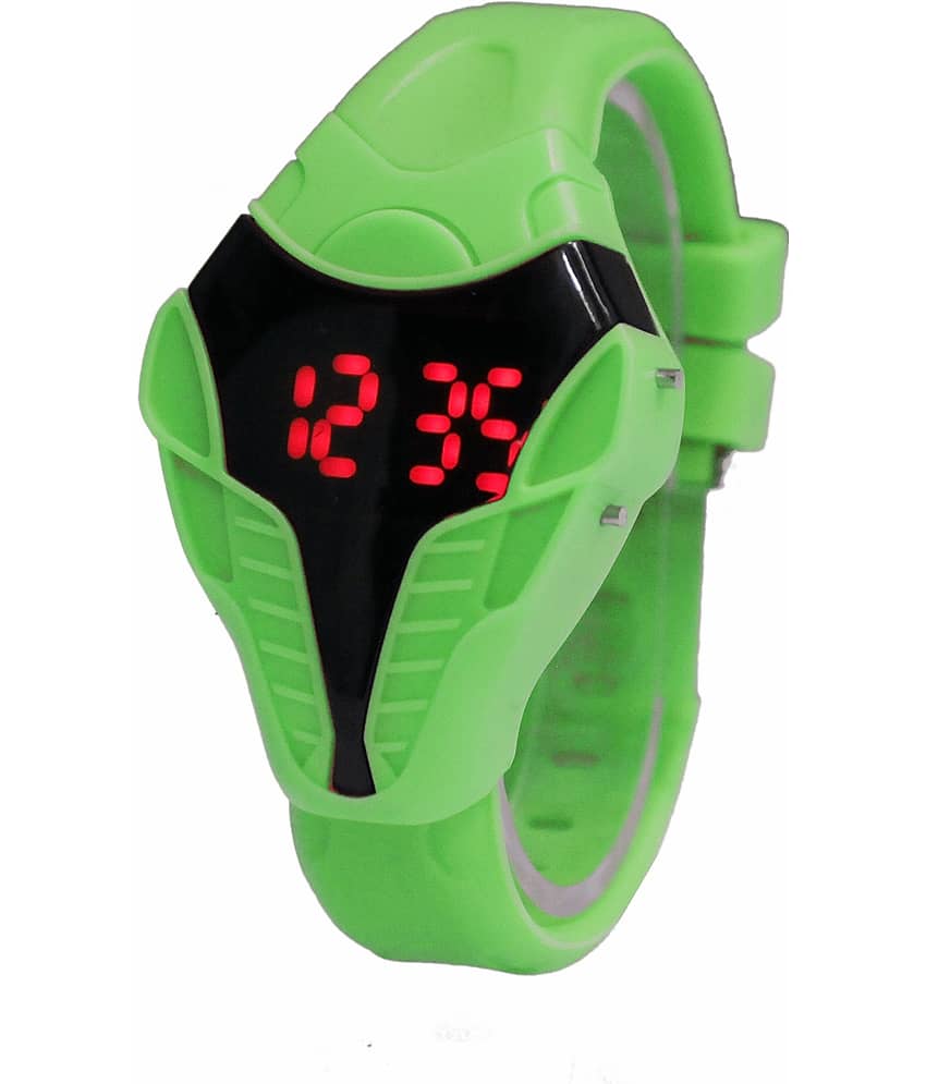 Cosmic - Green Silicon Digital Men's Watch
