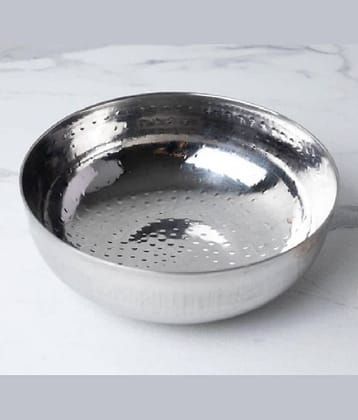 Dynore Kadhai 2 L Stainless Steel Deep Kadhai Heavy Bottom Stainless Steel Handle 2 Thickness mm 22 cm Diameter ( 2 L )