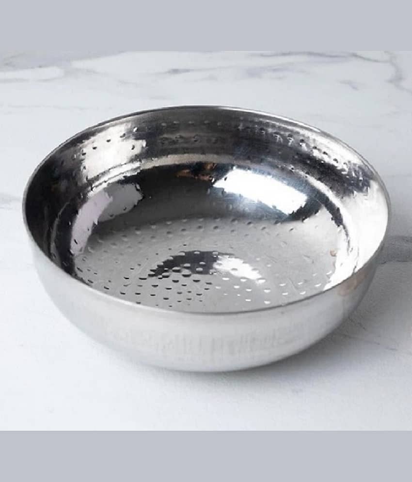 Dynore Kadhai 2 L Stainless Steel Deep Kadhai Heavy Bottom Stainless Steel Handle 2 Thickness mm 22 cm Diameter ( 2 L )