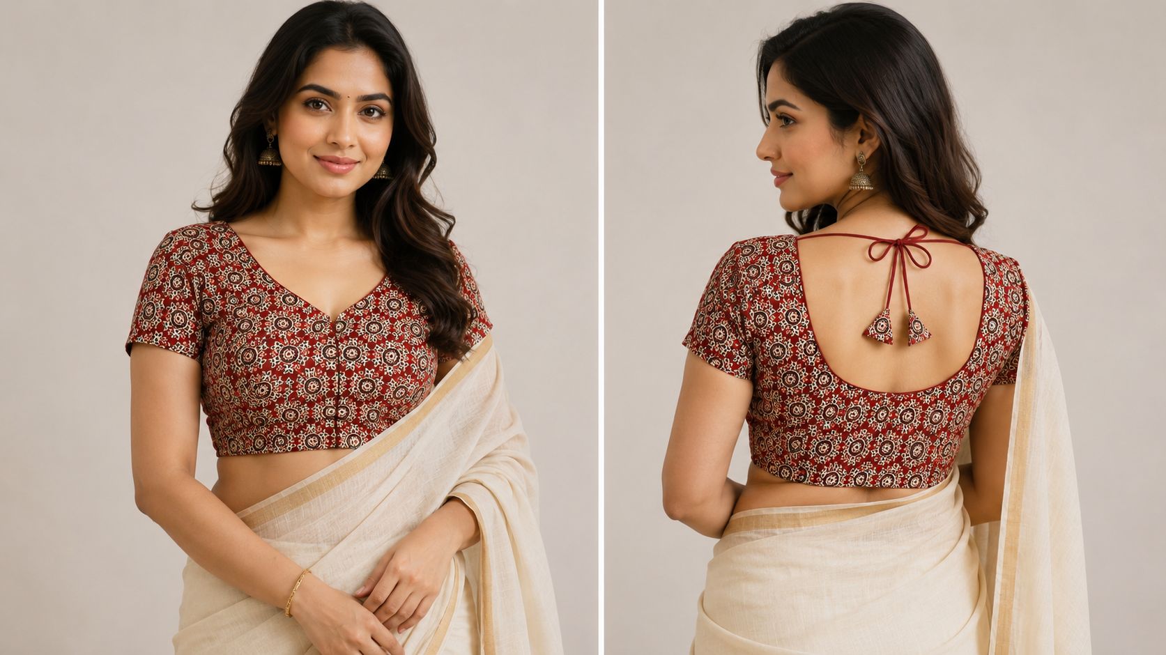 Cotton Kalamkari Blouse