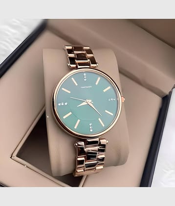 Trex Rose Gold Stainless Steel Analog Womens Watch