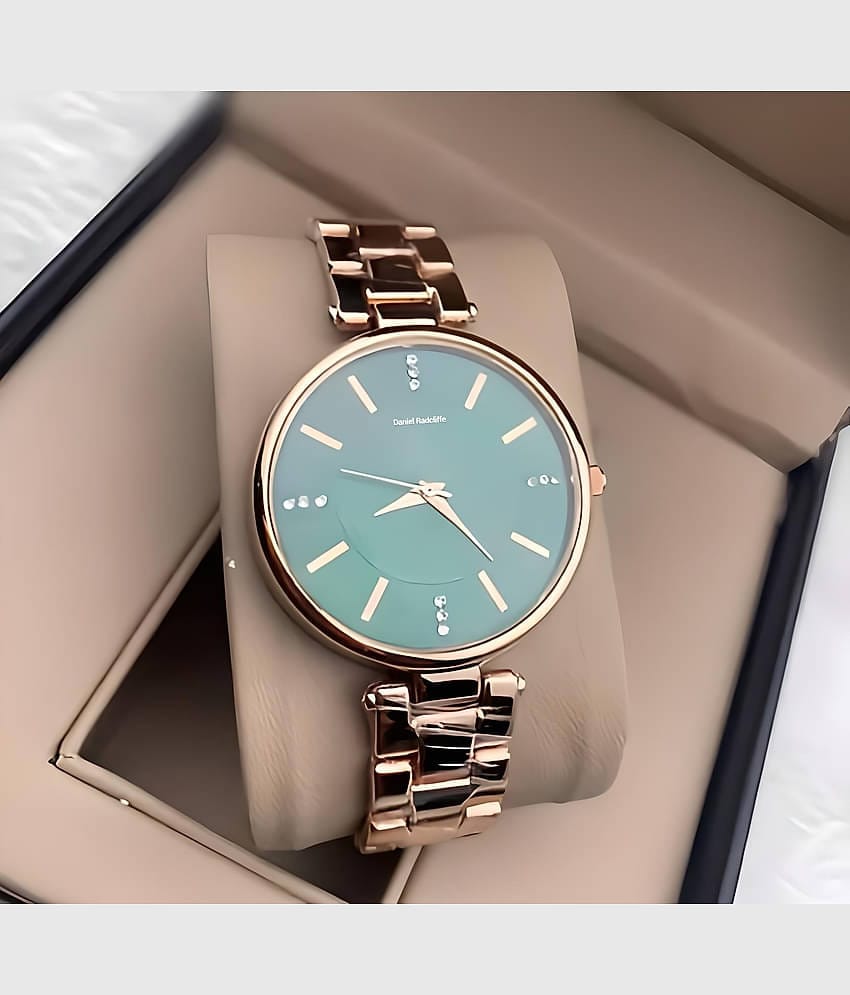 Trex Rose Gold Stainless Steel Analog Womens Watch