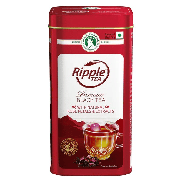 Premium Black Tea with Natural Rose Petals and Extracts - 125 g - 125 gm
