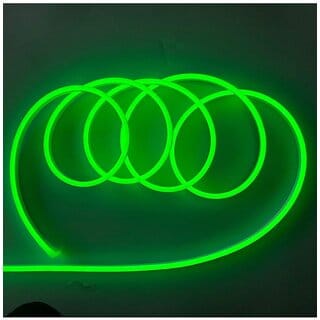 DAYBETTER Resin 5 meter Neon Rope Led Strip Light Pendant Green - Pack of 1