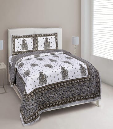 Paisley Pattern Cotton Bedsheet Set
