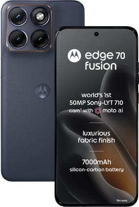 Motorola Edge 70 Fusion (Pantone Silhouette, 8GB RAM, 256GB Storage) | 50MP Camera | 6.8" Super HD Display | Snapdragon 7s Gen 4 | 7000mAh Battery | 5G Smartphone Motorola Edge 70 Fusion (Pantone Silhouette, 8GB RAM, 256GB Storage) | 50MP Camera | 6.8" S