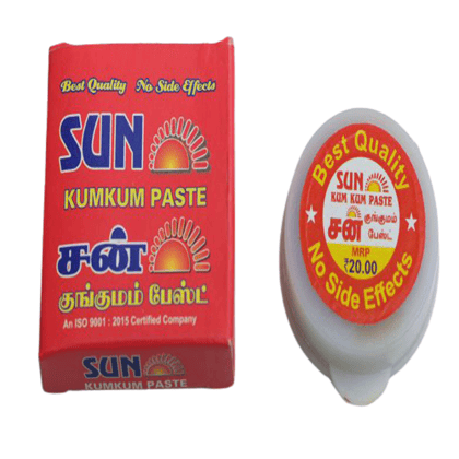 Sun Kumkum Tilak Paste Red 4 Gms
