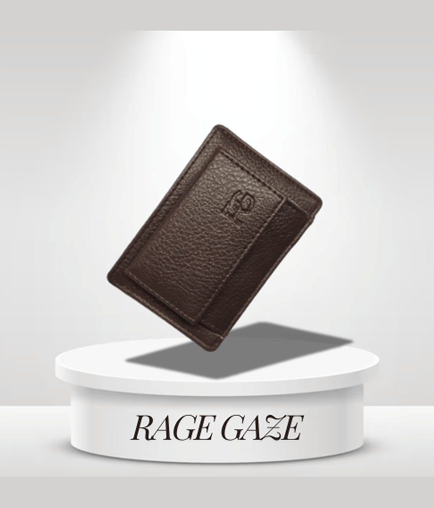 RAGE GAZE PU Leather Card Holder ( Pack of 1 )