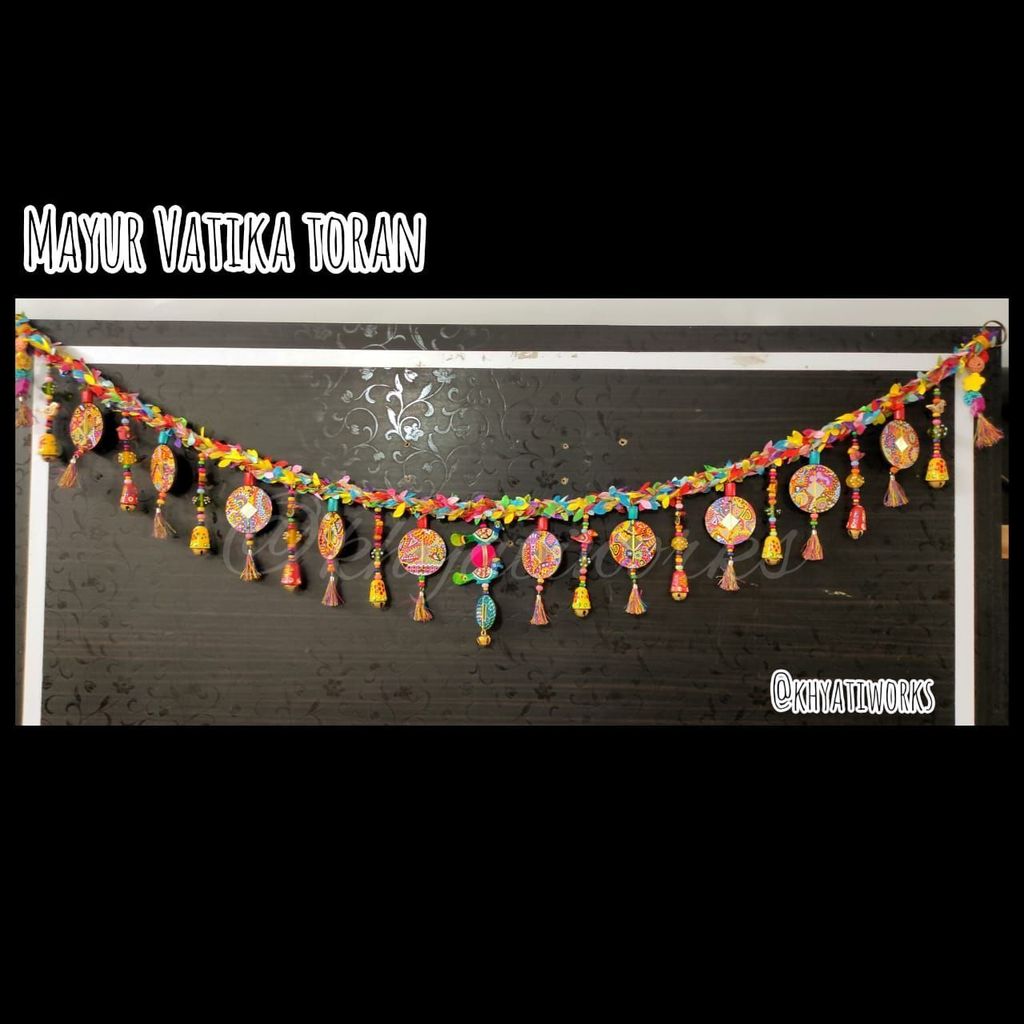 The ‘Mayur Vatika" Toran - Pooja Needs | Buy online on ZillyBuy