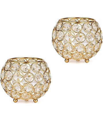 Urban hemlet Table Top Iron Tea Light Holder - Pack of 2