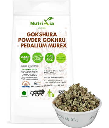 Nutrixia Food Gokshura Powder- Gokhru Powder Powder 50 gm