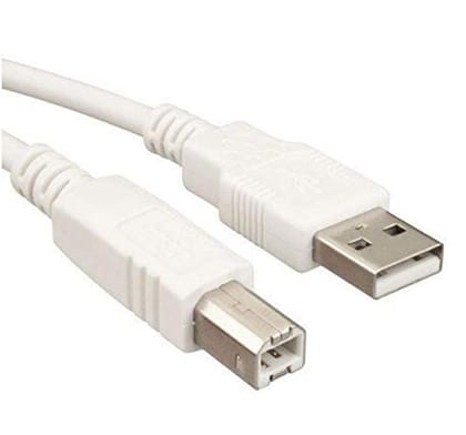 TERABYTE 1.50 Meter USB 3.0 High Speed Cable Printer for HP, Canon, Scanner Cable A USB Male to B Printer Male (Compatible with Computer, Printer, White)