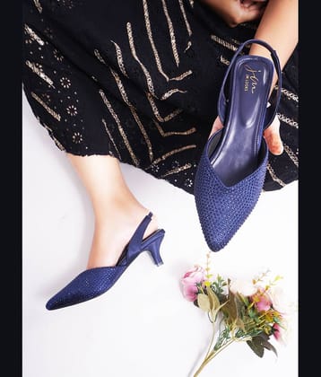 JM Looks Blue Women's Sandal Heels