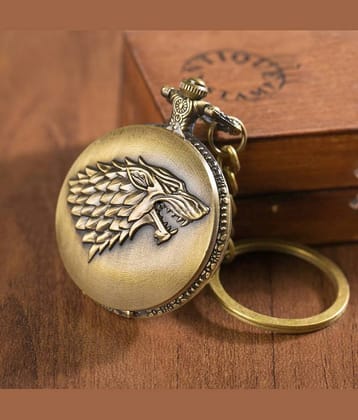 GT Gala Time Game of Thrones House of Stark Pocket Watch Bike Key Chain Key Ring Men Gift Key Chain