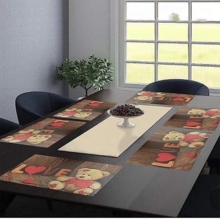 REVAXO placemats set of 6 pcs/ table mat set of 6 pcs/ dining table placemat set of 6pcs/placemat set of 6 pcs