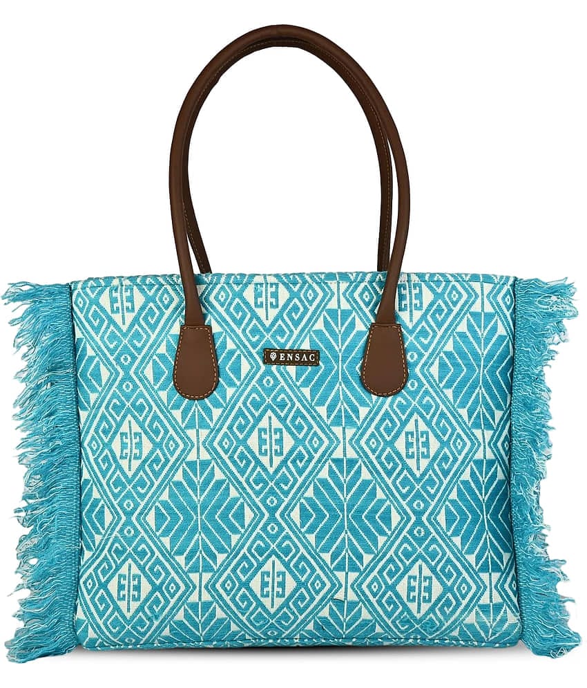ENSAC Tote Bag Fabric Set of 1 ( Blue )
