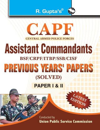 CAPF Assistant Commandants: Previous Years' Papers (Solved) (Paper-I & II) (Solved Papers - I & II) [Paperback] [Apr 13, 2023] RPH Editorial Board