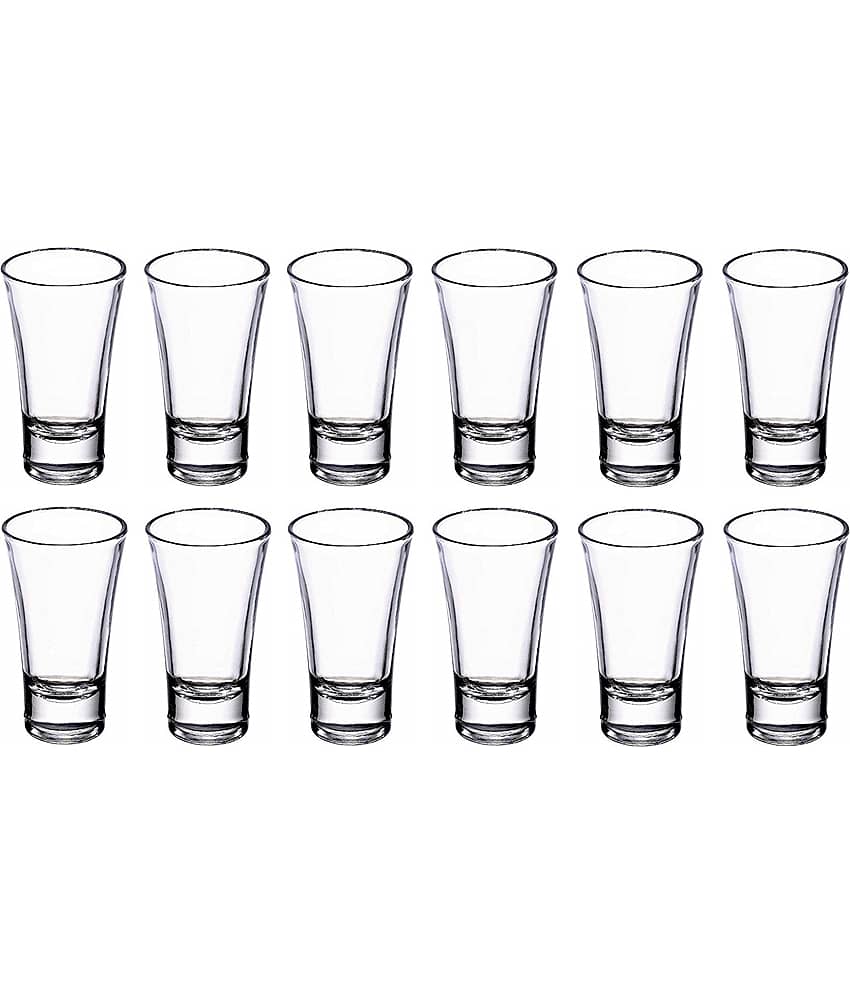 Afast Shot  Glasses Set,  30 ML - (Pack Of 12)