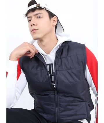 Ketch Polyester Men's Puffer Jacket - Blue ( Pack of 1 )