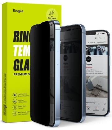 iPhone 14 Plus Tempered Glass Screen Protector Guard | Privacy - 1 Pack