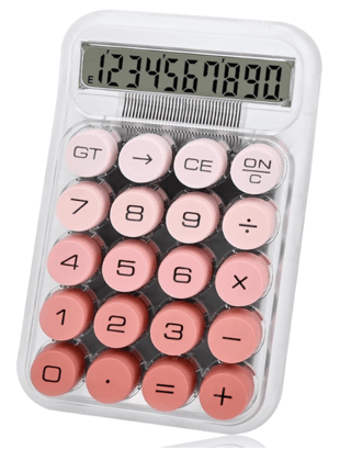 Transparent Pastel Calculator