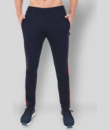 Zeffit - Navy Blue Cotton Blend Men's Trackpants ( Pack of 1 )