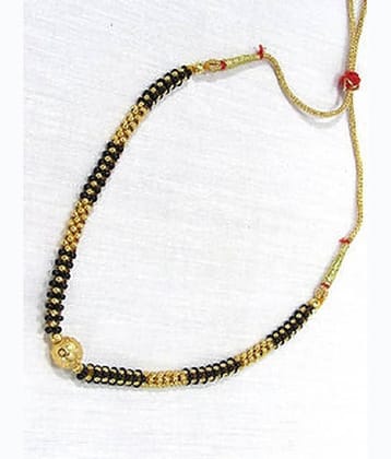 HEER COLLECTION - Gold Pearls Necklace ( Pack of 1 )