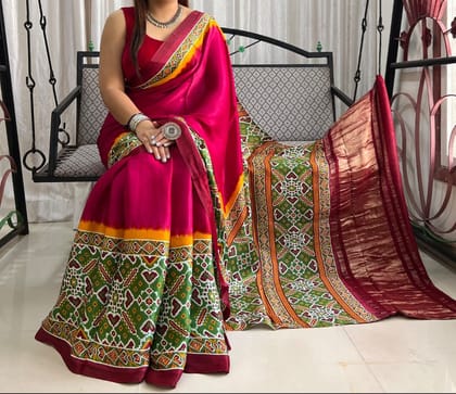 Pattola Print Modal Silk Style 6-Pattola Print