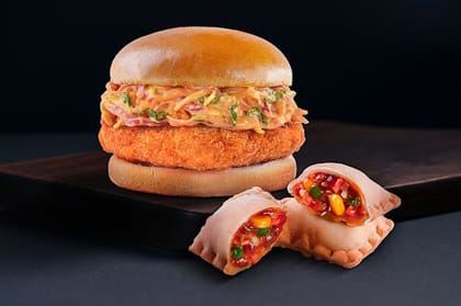 Crispy Chicken Burger + Side