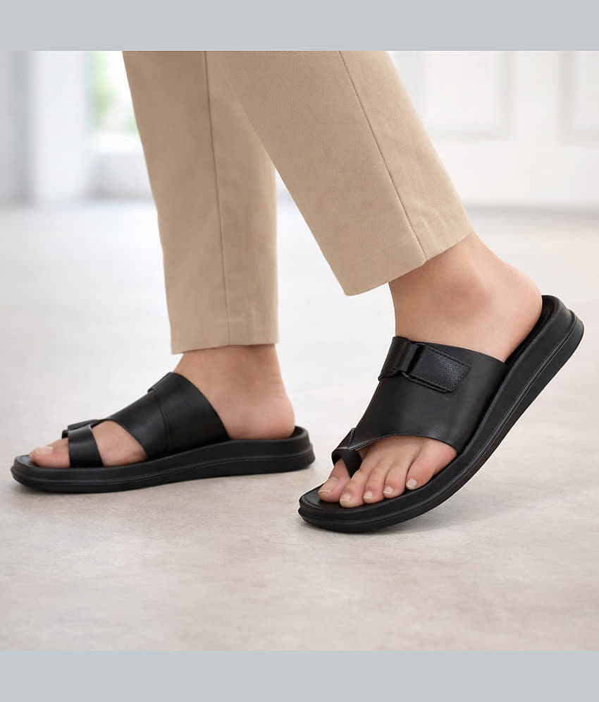 hotstyle Black Men's Massage Flip Flop